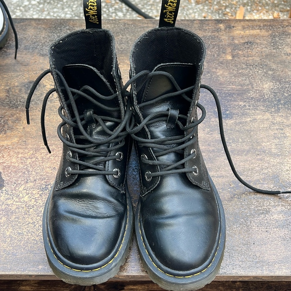 Dr. Martens Black Leather Boots